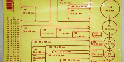Ukuran stiker label undangan